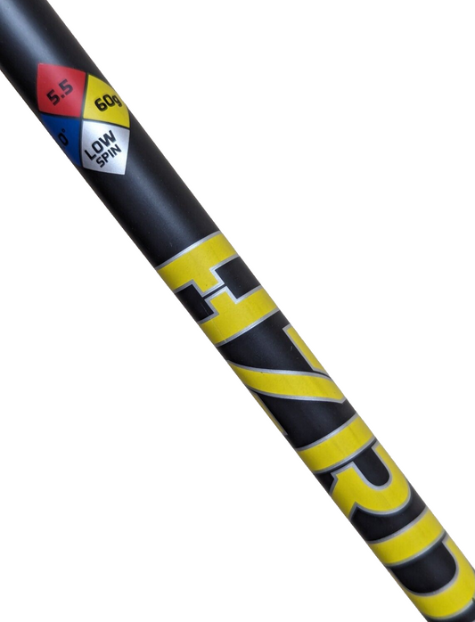 HZRDUS 5.5 Smoke Yellow 60g Regular Flex Driver Shaft - Callaway OptiFit Adapter