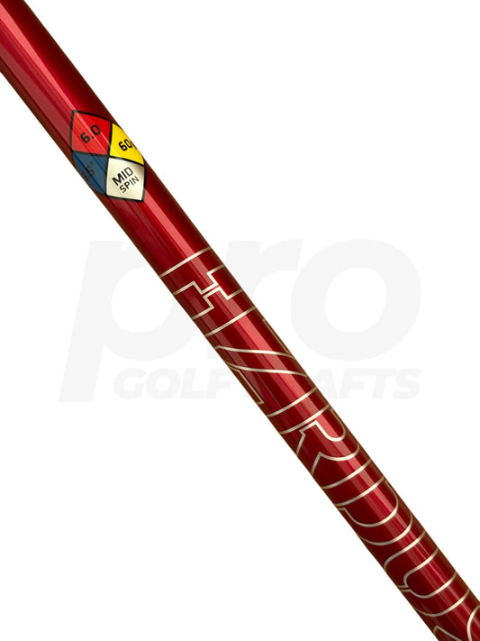 HZRDUS 6.0 RDX Smoke Red 60g Stiff Flex Driver Shaft / TaylorMade Adapter